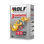 Отзывы людей о Масло ROLF 3-synthetic 5W40