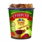 Отзывы людей о СуперСуп Борщ с мясом+гренки