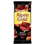 Отзывы людей о Alpen Gold «Темный шоколад с миндально-вишневой начинкой»
